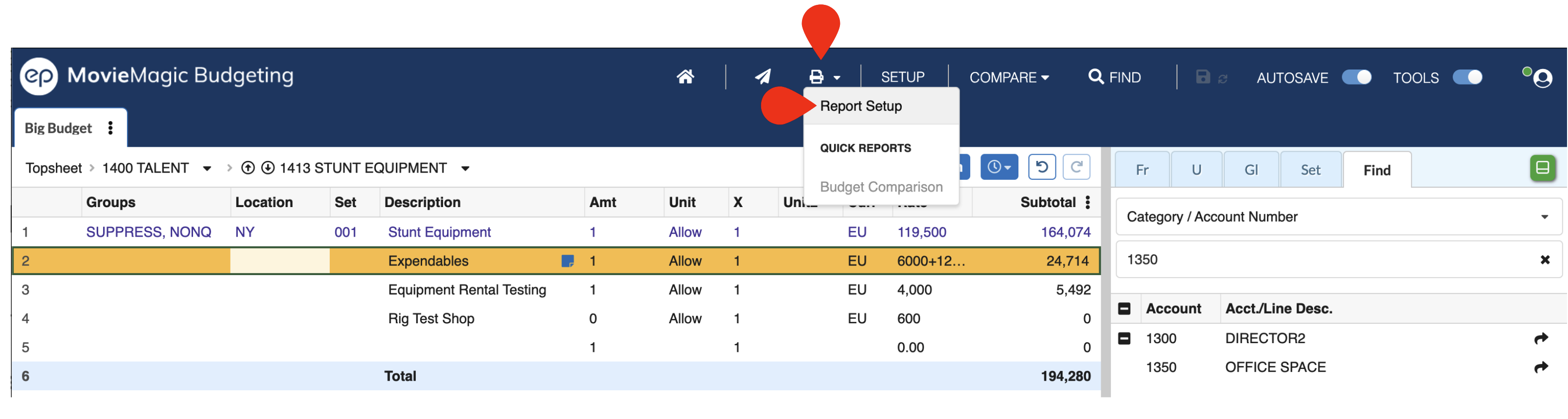 Captura de Pantalla: Botón de Configuración de Reporte de MMB