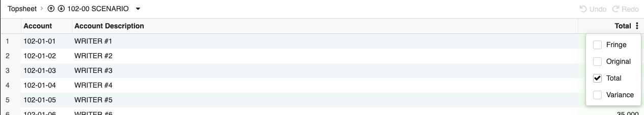 Screenshot: MMB Category level ellipsis menu