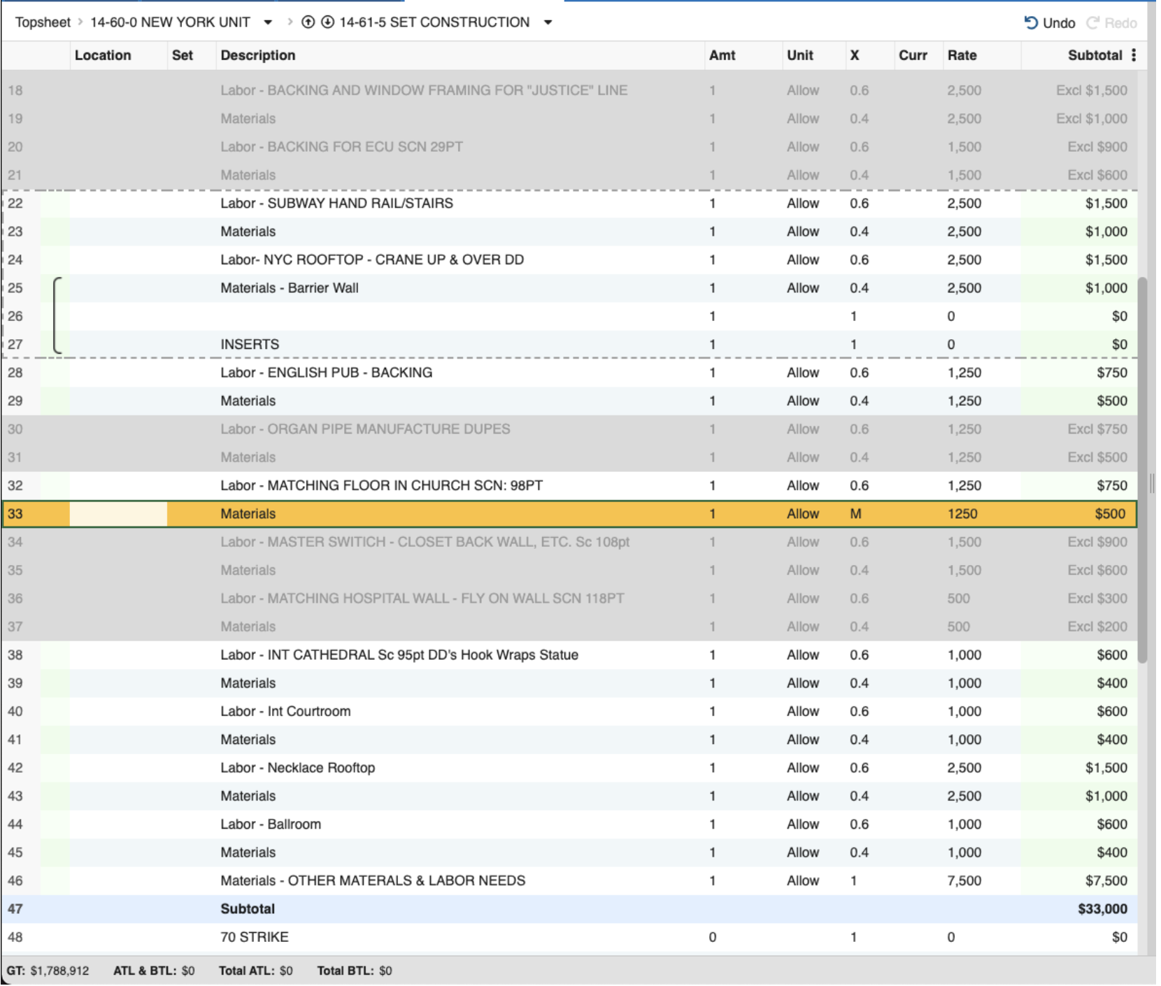Screenshot: MMB paste operation