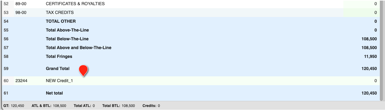 Screenshot: MMB new applied credit line