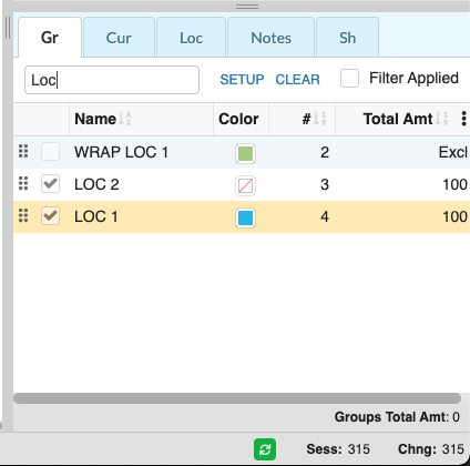 Screenshot: MMB Searching Groups