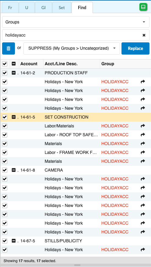 Screenshot: MMB Groups Replace
