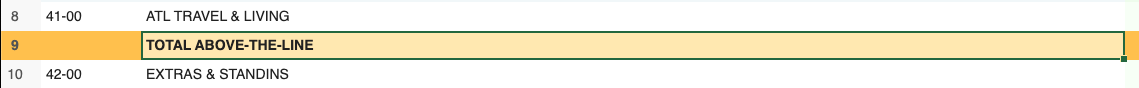Screenshot: MMB inserted production total