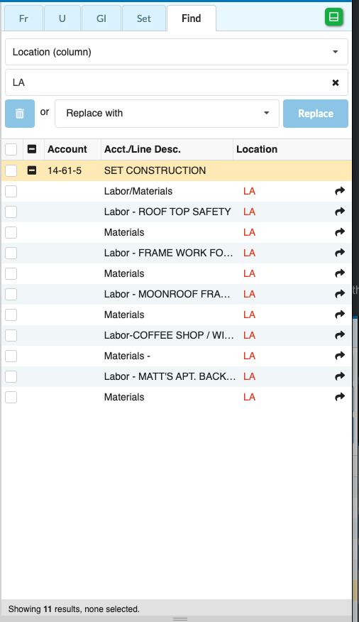 Screenshot: MMB Search Locations