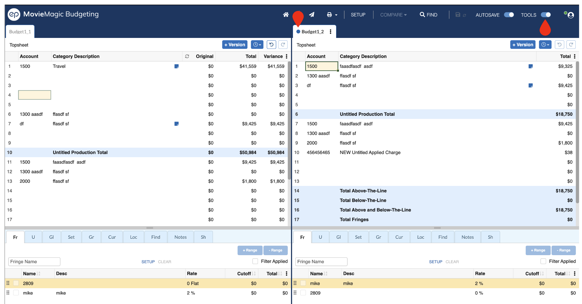 Screenshot: MMB Split Screen Mode